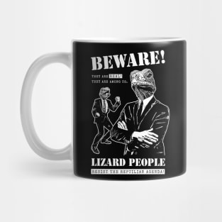 Beware the Lizard People - V2 Mug